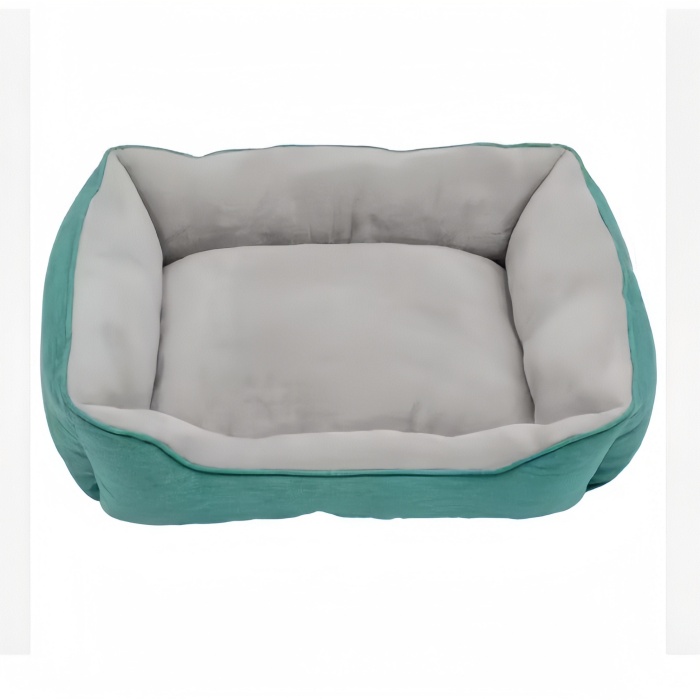 Washable Linen Soft Plush Material Pet Dog Bed Dog Cuddler with Removable Cover 