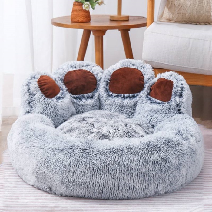 Pet Round Bed Dog Cat Pet House For Dog Cat Plush Pet Sofa